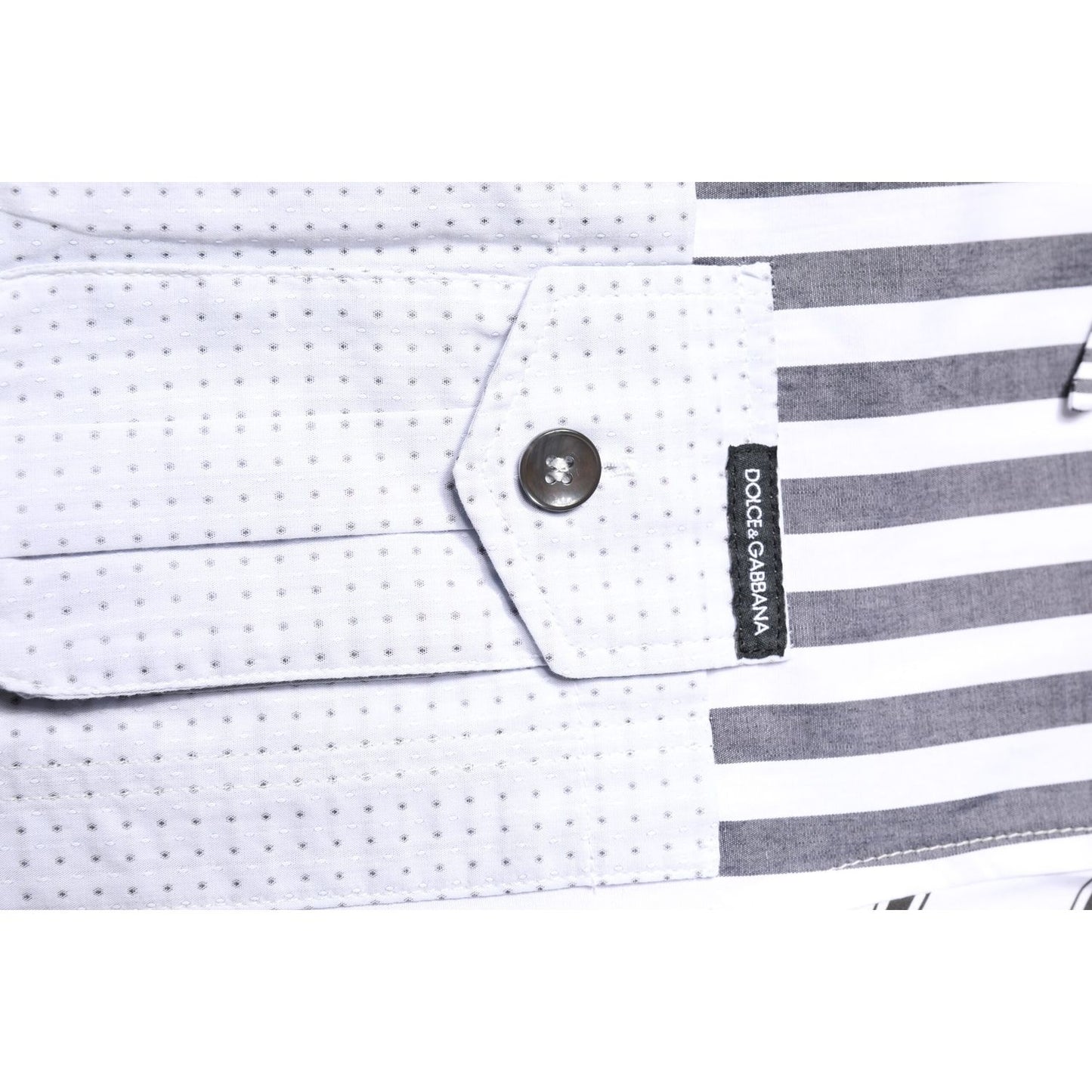 Dolce & Gabbana Multicolor Striped Button Down Casual Shirt Dolce & Gabbana