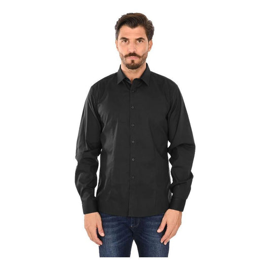 Ballantyne Black Cotton Men's Shirt BA-15080-IT38 | XS