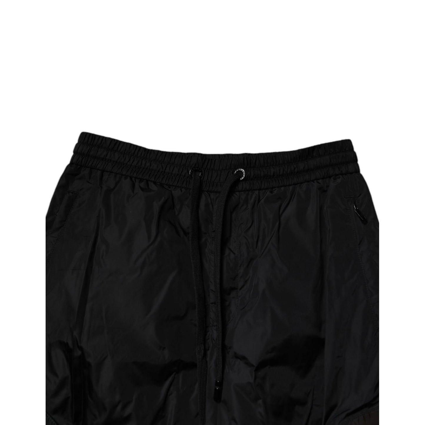 Dolce & Gabbana Black Nylon Cargo Jogger Men Sweatpants Pants Dolce & Gabbana