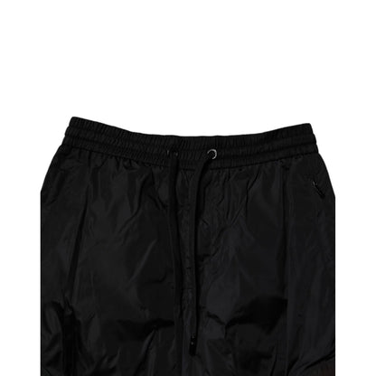 Dolce & Gabbana Black Nylon Cargo Jogger Men Sweatpants Pants Dolce & Gabbana