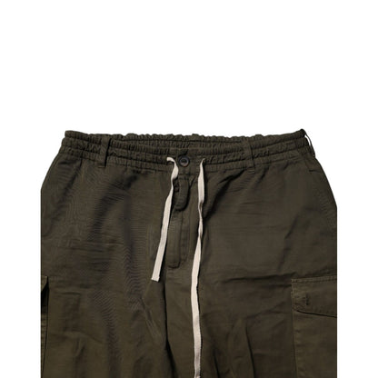 Dolce & Gabbana Brown Cotton Stretch Cargo Pants Dolce & Gabbana