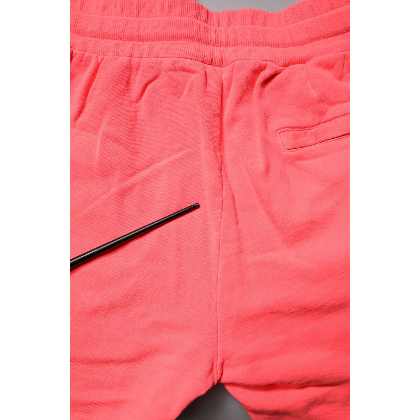Dolce & Gabbana Neon Red Cotton Jogger Men Sweatpants Pants Dolce & Gabbana