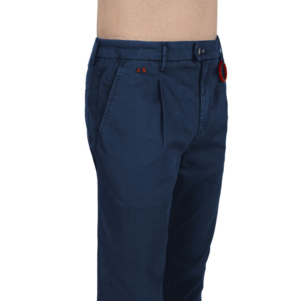 Tramarossa Blue Cotton Pant