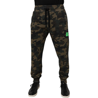 Dolce & Gabbana Multicolor Camouflage Jogger Sweatpants Pants Dolce & Gabbana