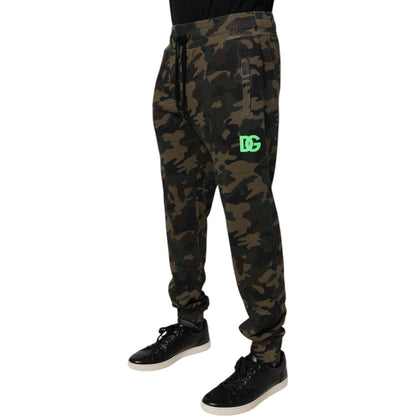 Dolce & Gabbana Multicolor Camouflage Jogger Sweatpants Pants Dolce & Gabbana