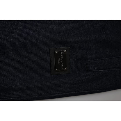 Dolce & Gabbana Black Jacquard Jogger Men Sweatpants Pants Dolce & Gabbana