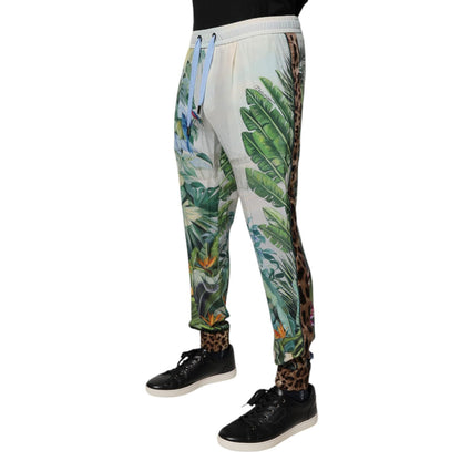 Dolce & Gabbana Multicolor Tropical Jogger Sweatpants Pants Dolce & Gabbana
