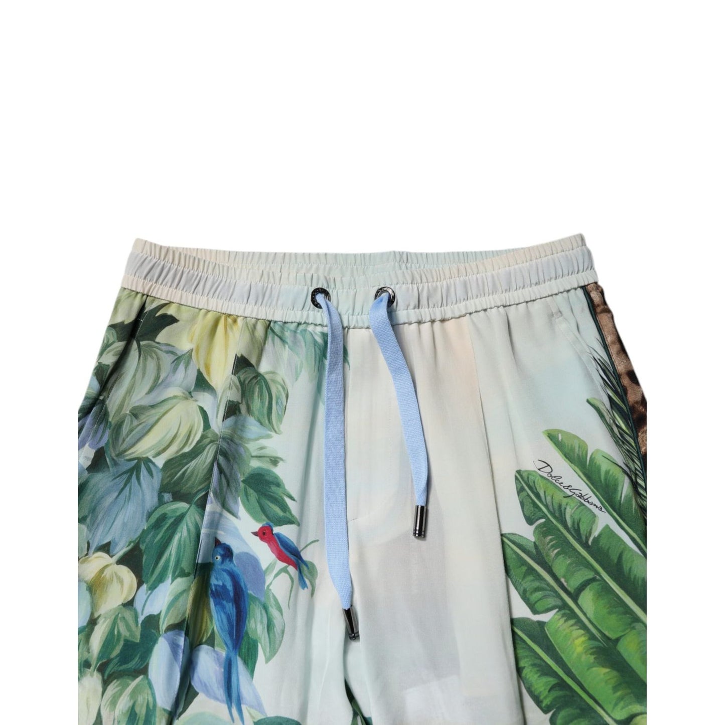 Dolce & Gabbana Multicolor Tropical Jogger Sweatpants Pants Dolce & Gabbana