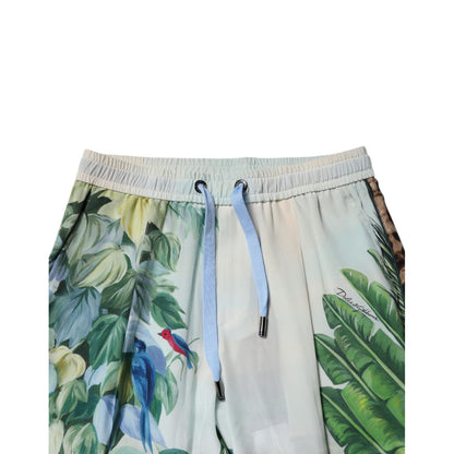 Dolce & Gabbana Multicolor Tropical Jogger Sweatpants Pants Dolce & Gabbana