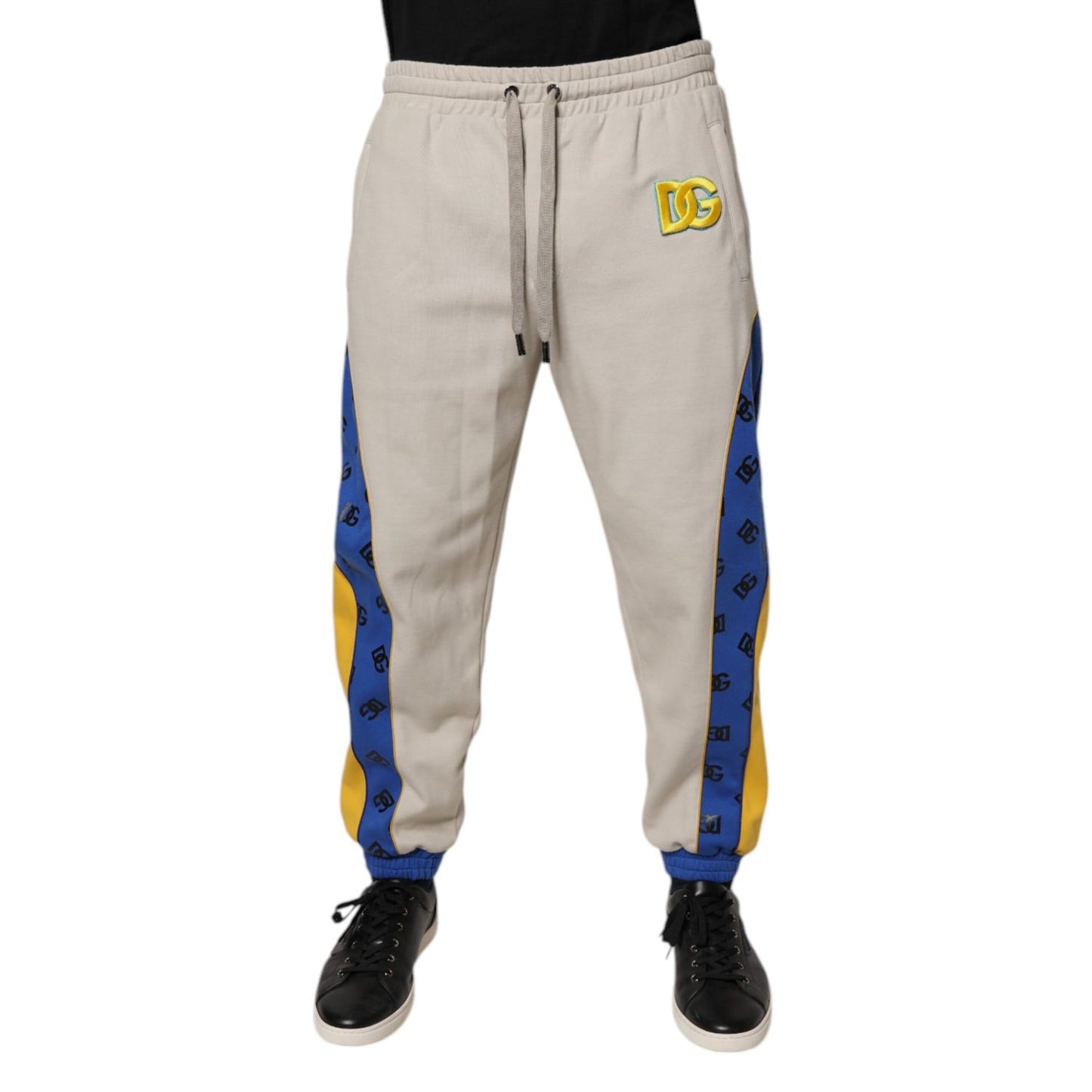 Dolce & Gabbana Multicolor Cotton DG Jogger Sweatpants Pants Dolce & Gabbana