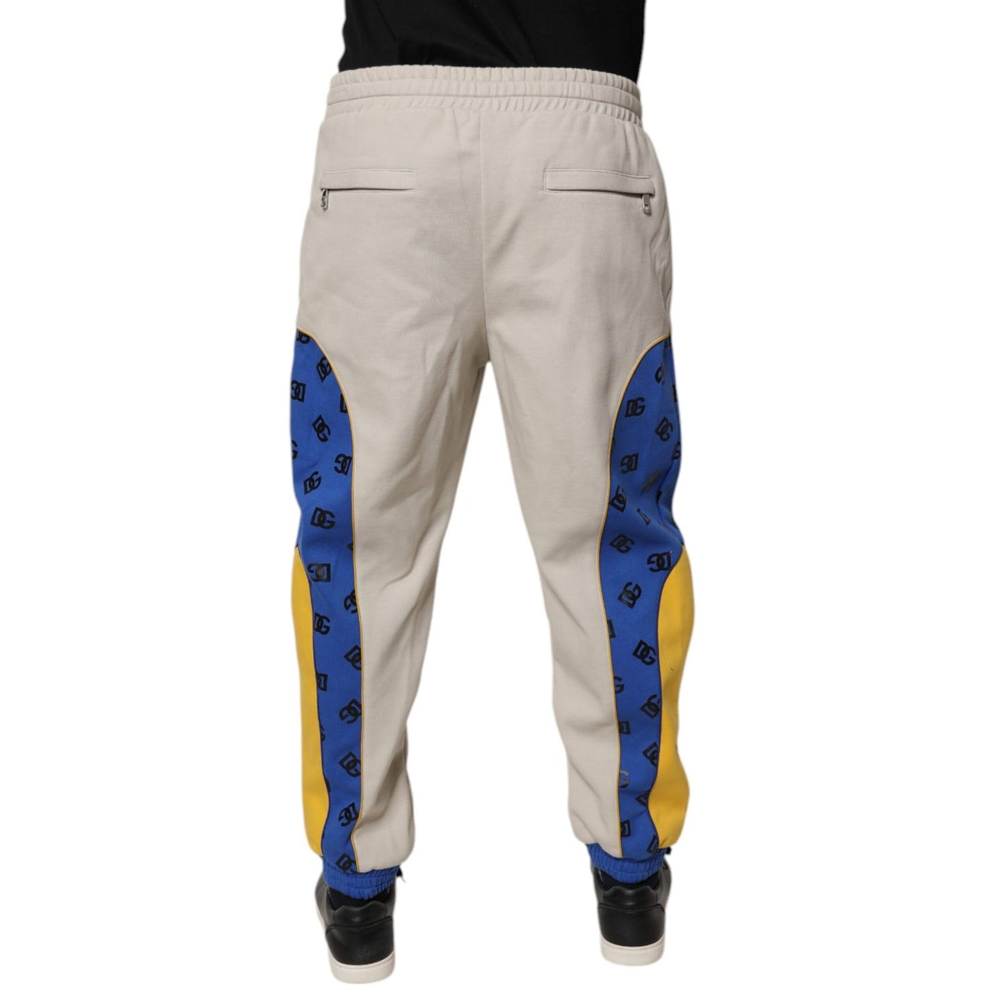 Dolce & Gabbana Multicolor Cotton DG Jogger Sweatpants Pants Dolce & Gabbana