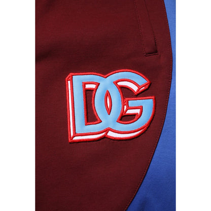 Dolce & Gabbana Multicolor Cotton Men Jogger Sweatpants Pants Dolce & Gabbana