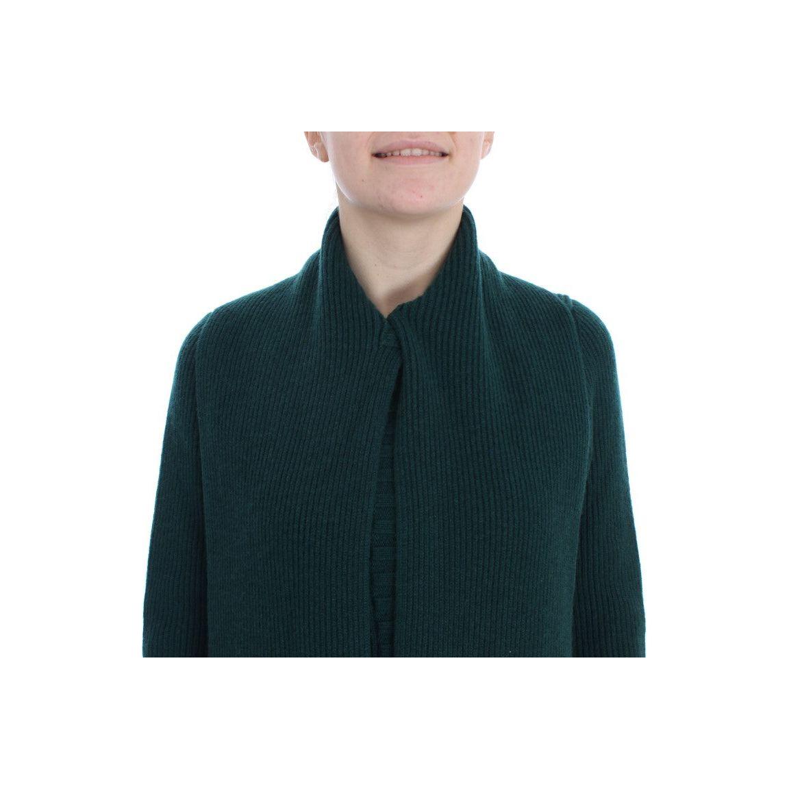 Dolce & Gabbana Green Knitted Cashmere Cardigan