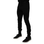 Dolce & Gabbana Black Cotton Jogger Men Sweatpants Pants