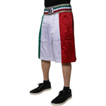 Dolce & Gabbana Multicolor Italia Polyester Bermuda Shorts PAN75251-50