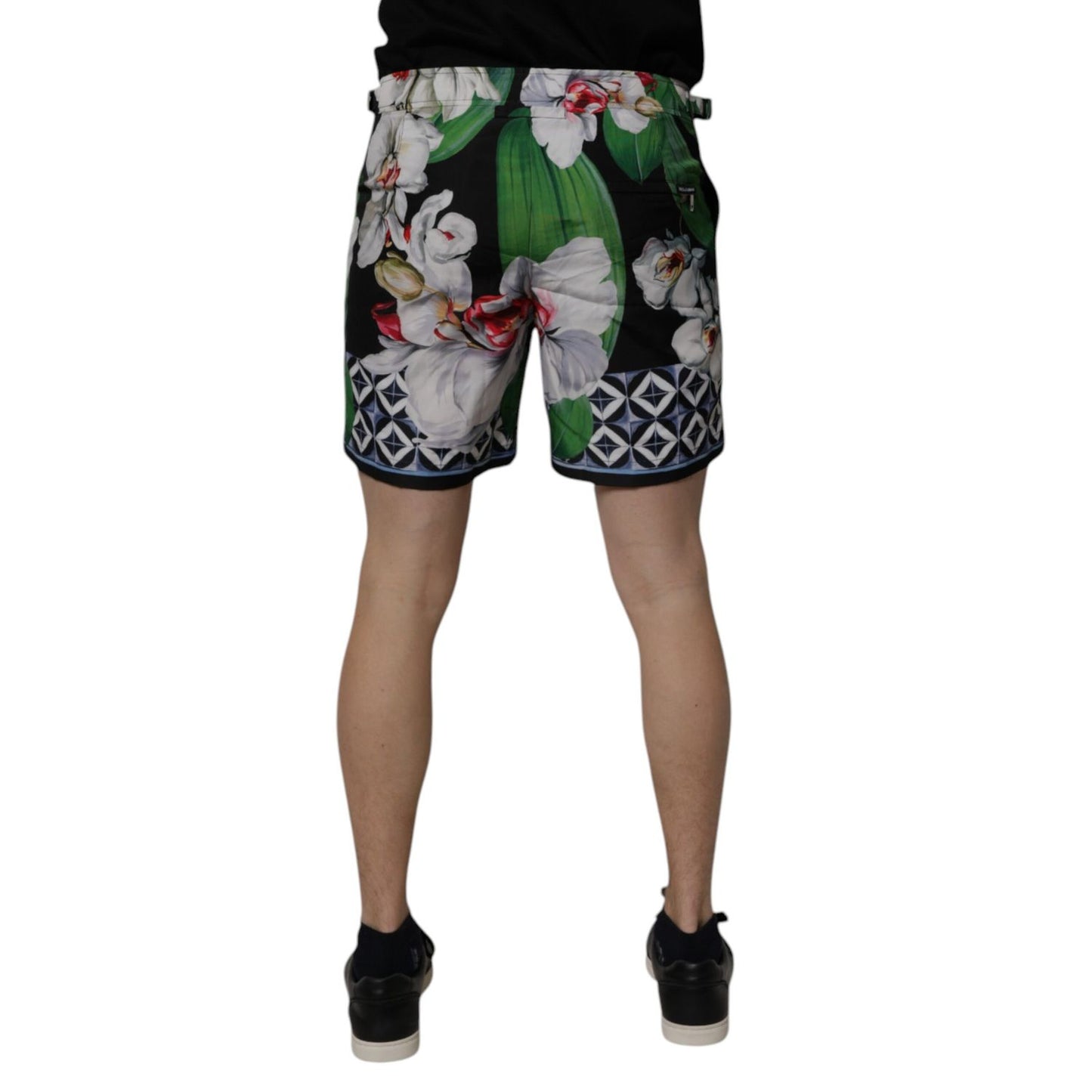 Dolce & Gabbana Multicolor Floral Polyester Men Bermuda Shorts Dolce & Gabbana