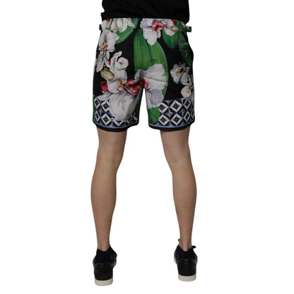 Dolce & Gabbana Multicolor Floral Polyester Men Bermuda Shorts Dolce & Gabbana