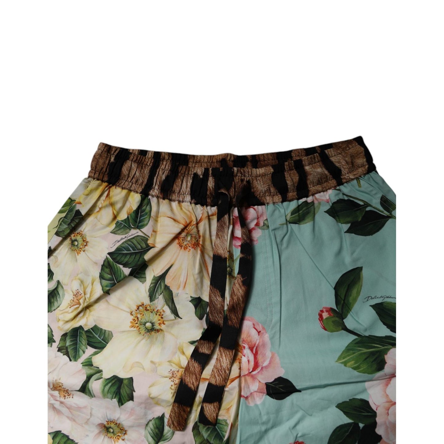 Dolce & Gabbana Multicolor Floral Print Men Bermuda Shorts Dolce & Gabbana