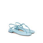 Miu Miu Blue Patent Leather Flip-Flop Sandal MI-514267320013813-EU36/US6