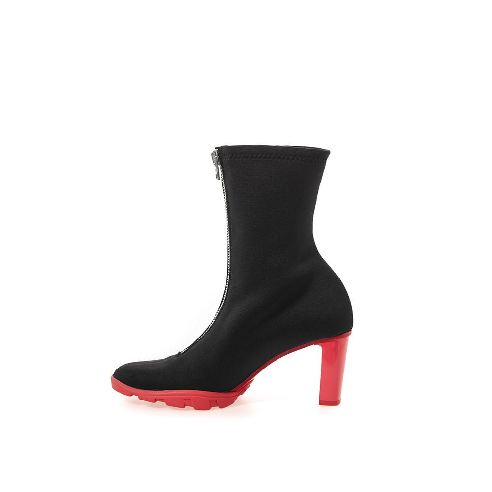 Alexander McQueen Black Neoprene Ankle Boots Alexander McQueen