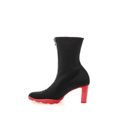 Alexander McQueen Black Neoprene Ankle Boots Alexander McQueen