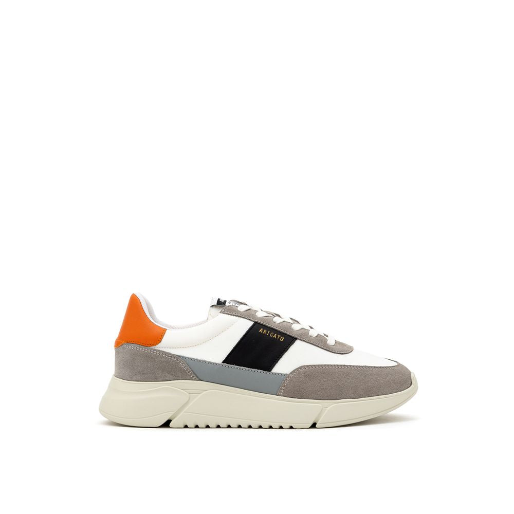 Axel Arigato Bicolor Fabric And Leather Athletic Sneakers Axel Arigato