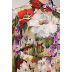 Dolce & Gabbana Multicolor Floral Wide Leg Jumpsuit Dress DR81637-38