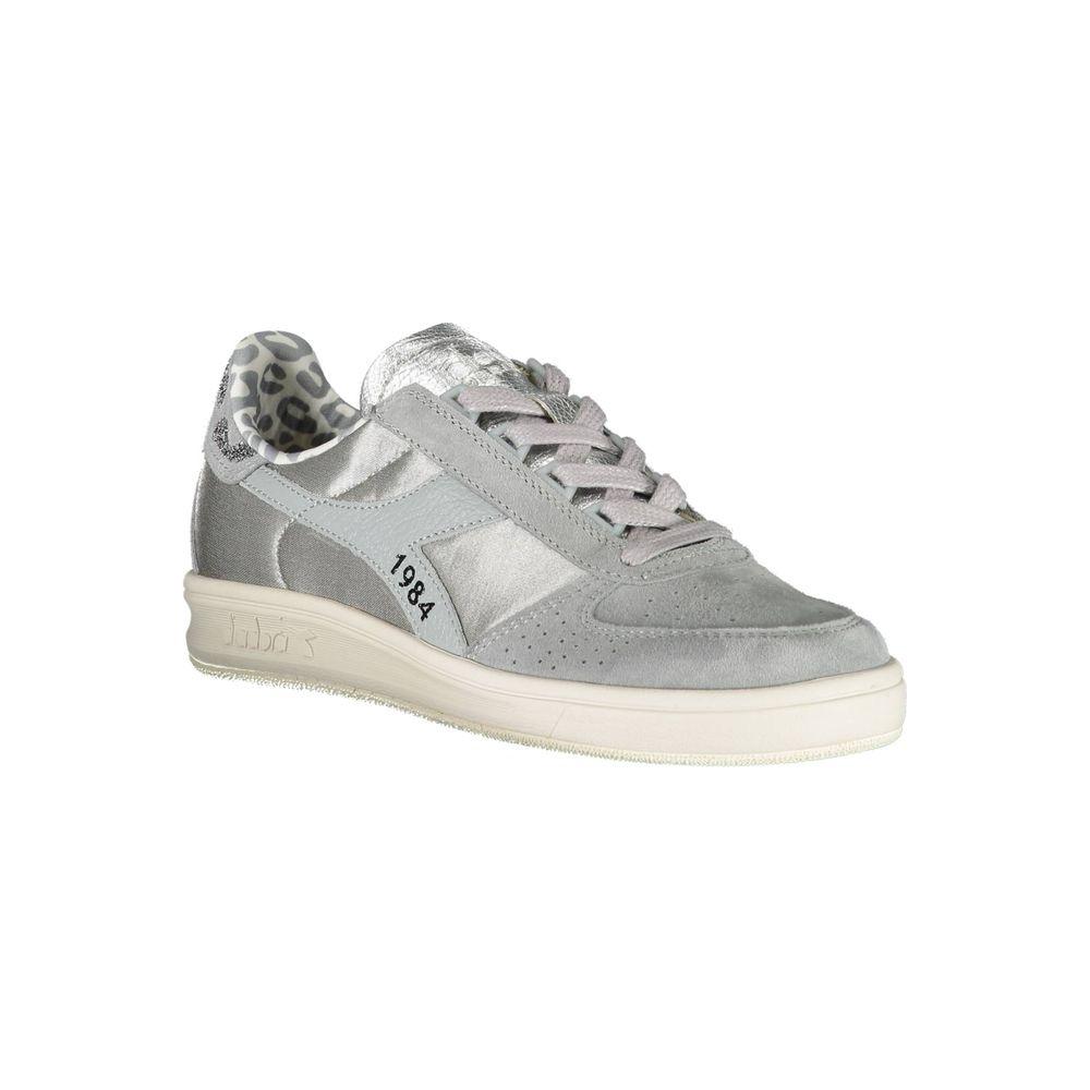 Diadora Gray Fabric Sneaker