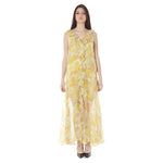 John Galliano Yellow Polyester Dress JO-2375-44