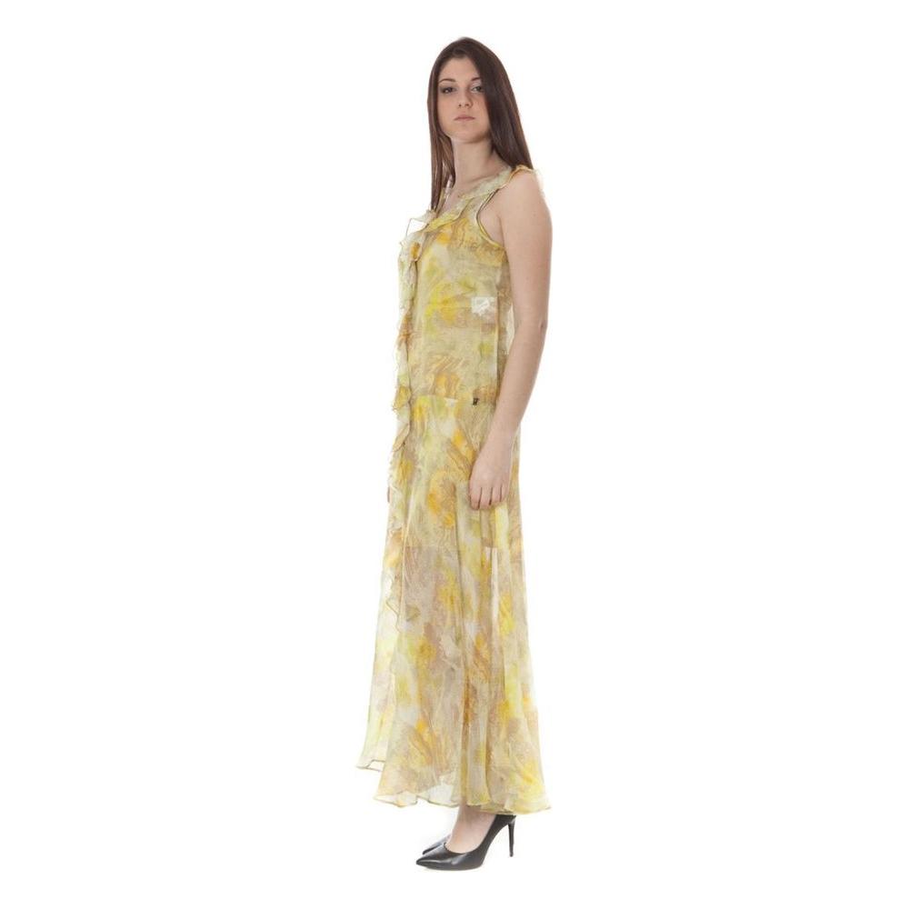 John Galliano Yellow Polyester Dress JO-2375-44