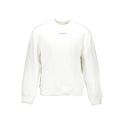 Calvin Klein Bianco Cotton Mens Sweatshirt Calvin Klein
