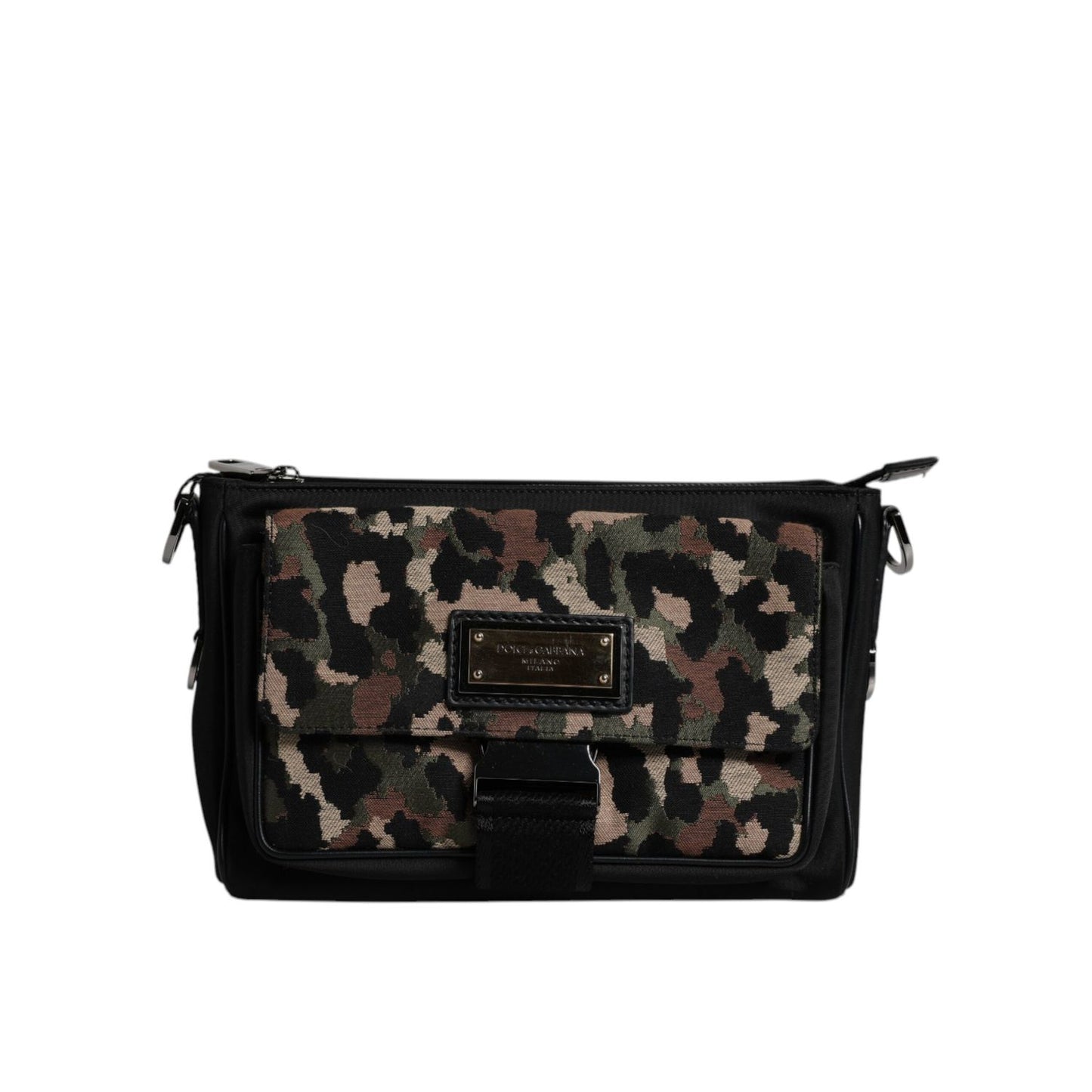 Dolce & Gabbana Multicolor Leopard Jacquard Crossbody Bag Dolce & Gabbana