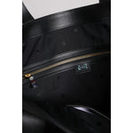 Dolce & Gabbana Black Calf Leather Shopping Tote Shoulder Bag BAG4345