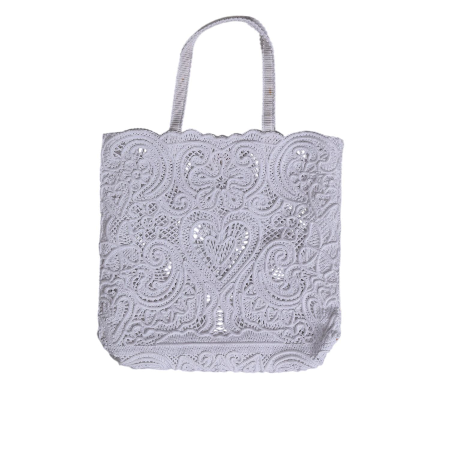 Front view with bag zipped and handles upright.