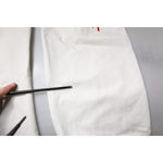 Dolce & Gabbana White Corals Tattered Straight Denim Jeans