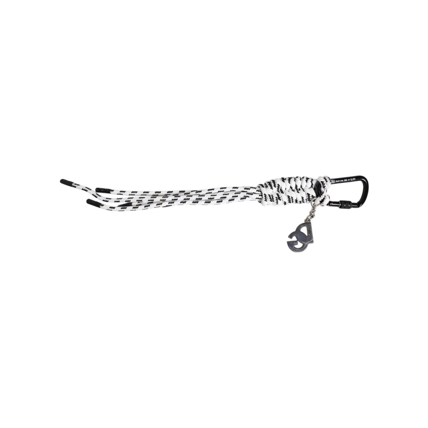 Dolce & Gabbana Multicolor Tape String DG Logo Keychain Polyester Keyring SMY10651