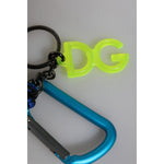 Dolce & Gabbana Multicolor Tape String DG Logo Keychain Polyester Keyring SMY10652