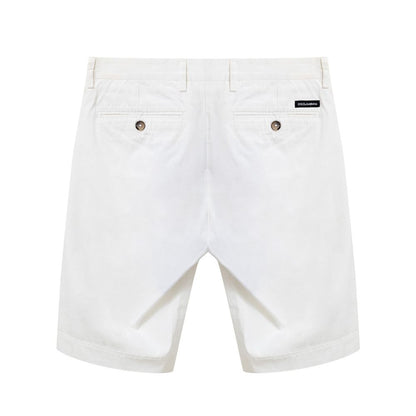 Dolce & Gabbana White Cotton Bermuda Shorts Dolce & Gabbana