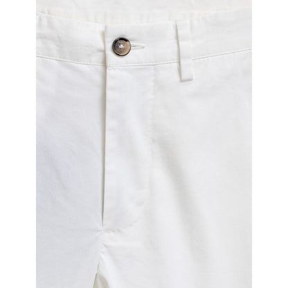 Dolce & Gabbana White Cotton Bermuda Shorts Dolce & Gabbana