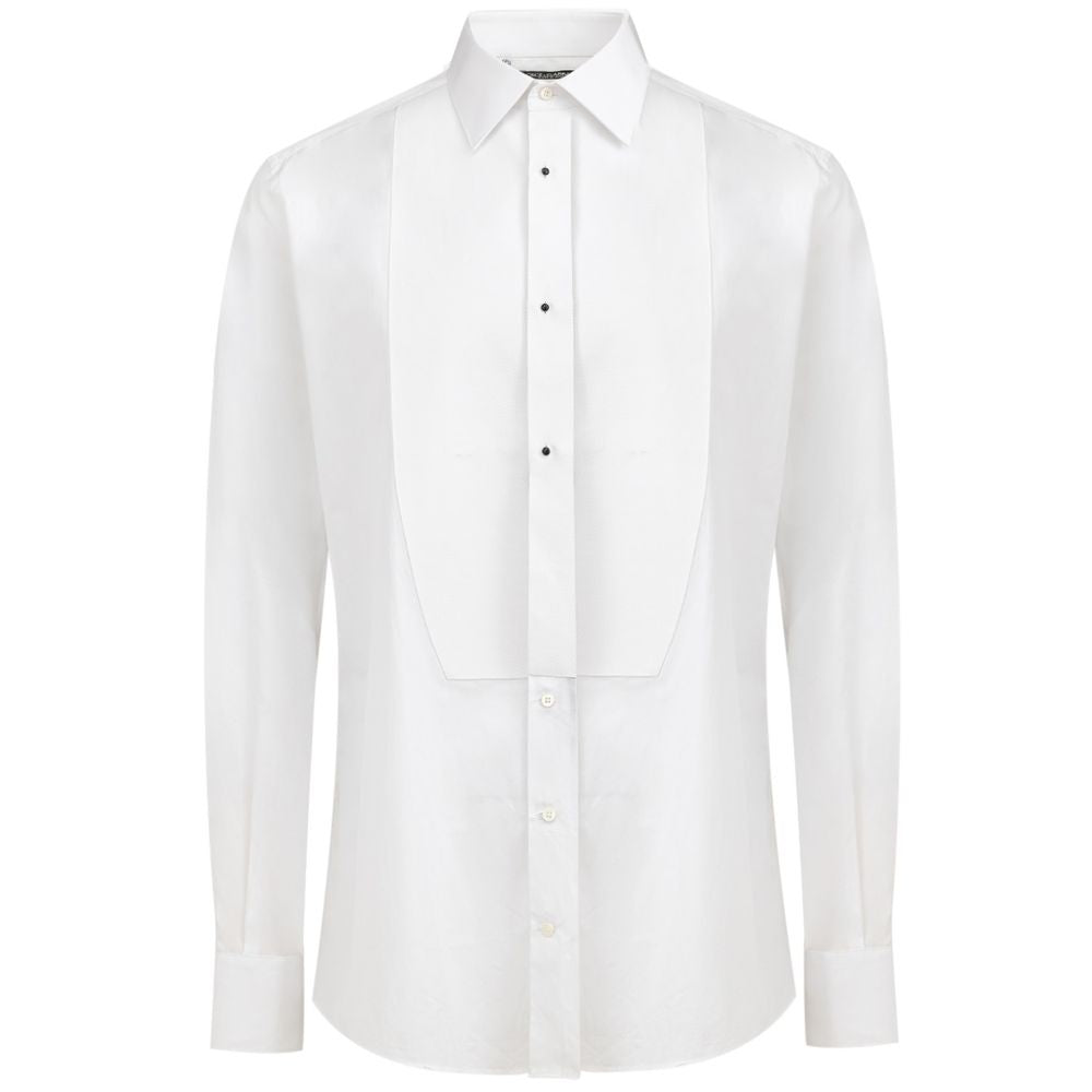 Dolce & Gabbana White Cotton Dress Shirt Dolce & Gabbana