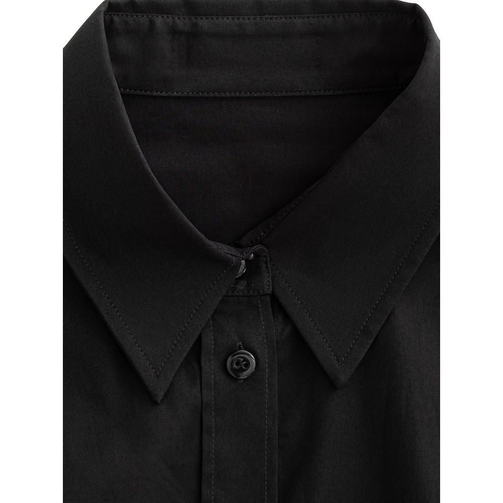 Dolce & Gabbana Black Cotton Dress Shirt Dolce & Gabbana