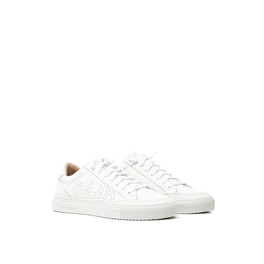 P448 White Leather Sneaker P-8007666-EU37/US7