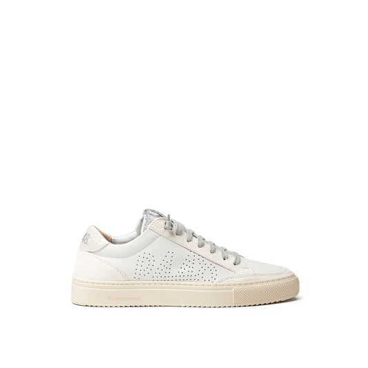 P448 White Leather Sneaker P-7995666-EU41/US11