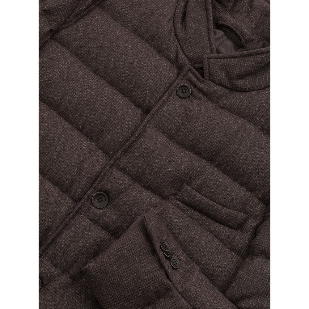 Herno Brown Wool Jackets & Coat