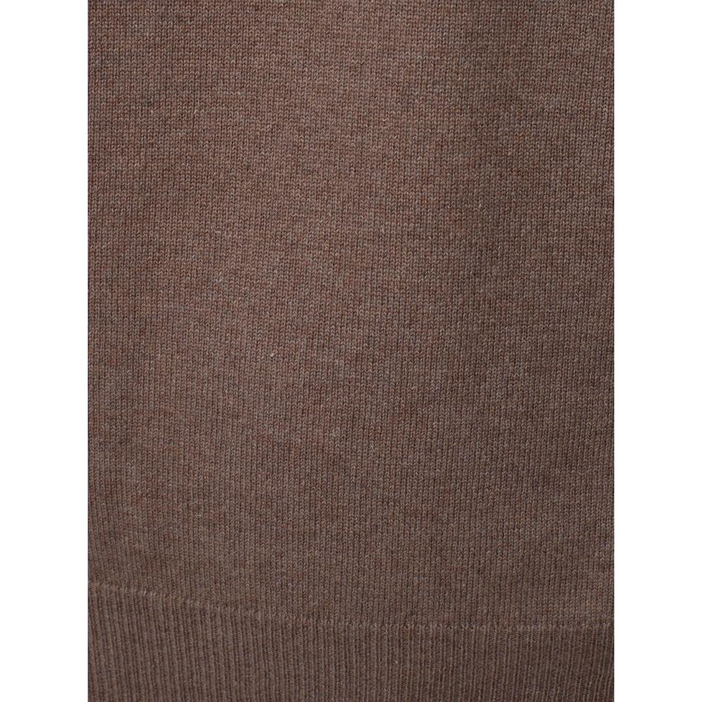 KANGRA Brown Wool Turtleneck