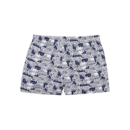 Emporio Armani White Polyester Swim Shorts Emporio Armani