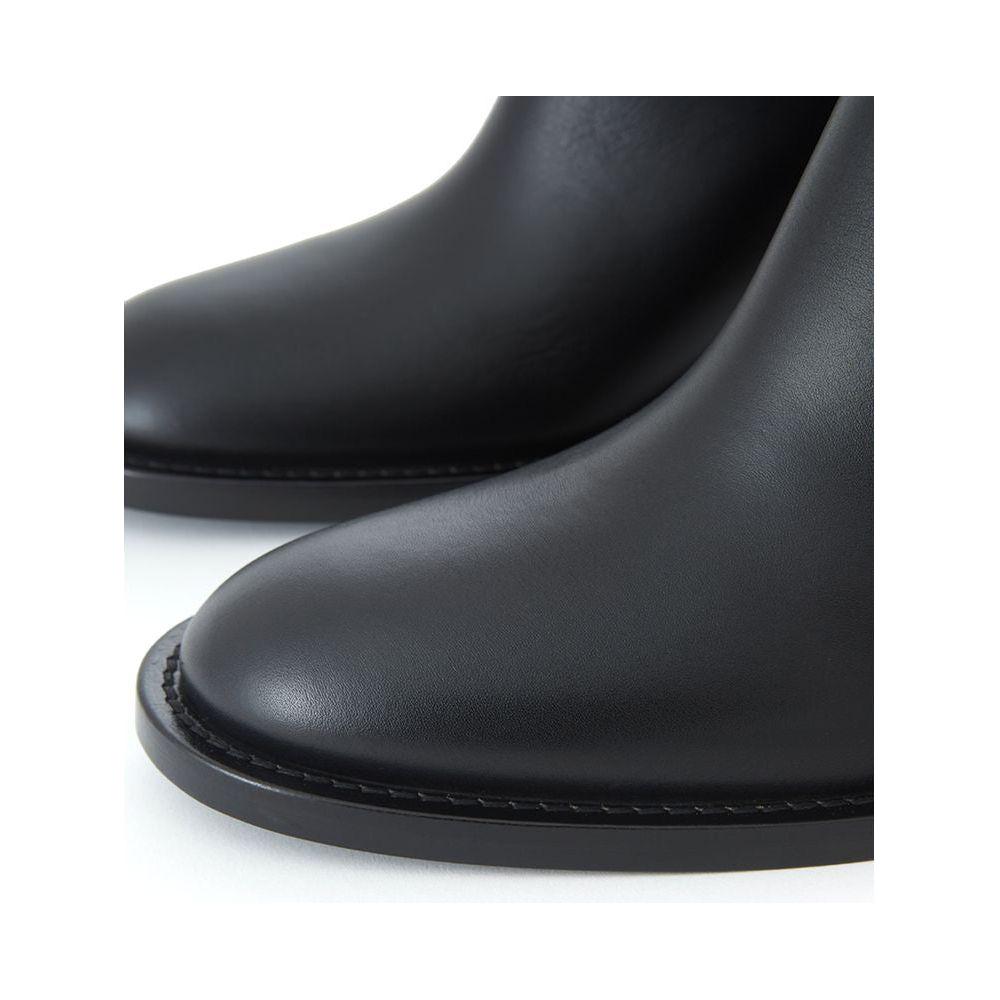 Burberry Black Leather Boot BU-247676-EU39/US9