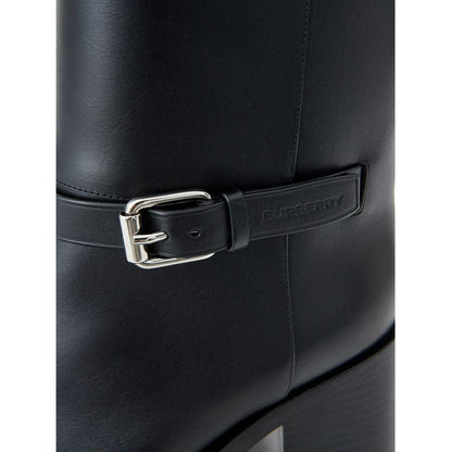 Burberry Black Leather Boot