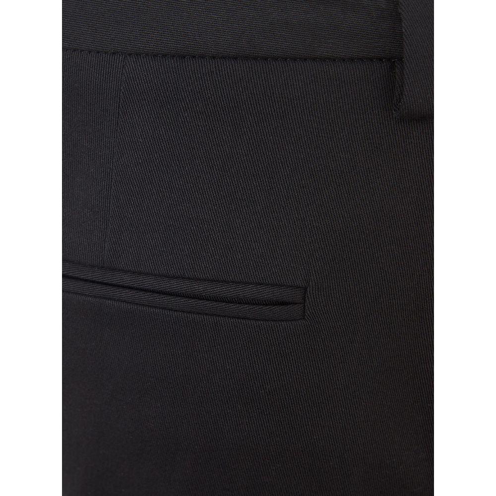 Lardini Italian Elegance Cotton Black Trousers
