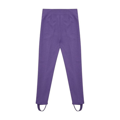 Lardini Elegant Purple Viscose Pants